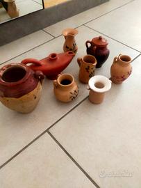 piccole riproduzioni in terracotta 