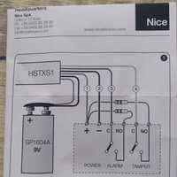 Trasmettitore Nice HSTXS1