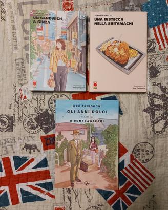 JIRO TANIGUCHI - Lotto di 2 romanzi e 1 manga