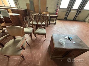 LOTTO SEDIE ARTIGIANALI (Vintage / Antiquariato)