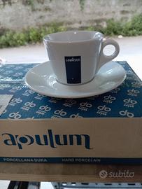 6 Tazze Cappuccino Lavazza con piattino 
