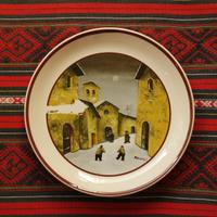 Piatto decorativo in ceramica Colussi