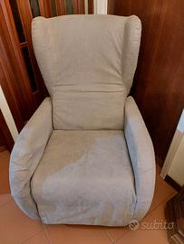 Poltrona con trolley e due motori larga 70 cm adat