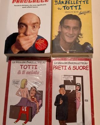 N. 4 libri (PAROLACCE V.Tartamella, Totti....)