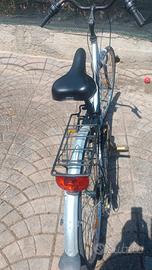 bicicletta da donna grigia 
