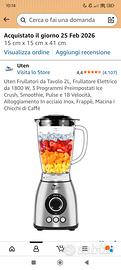 frullatore nuovo 