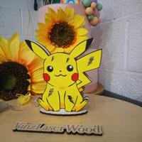 lampada multicolore pokemon legno