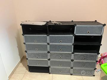 Scarpiera / porta oggetti modulare