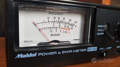 MR-1000 MALDOL HF VHF ROSMETRO WATTMETRO SWR POWER