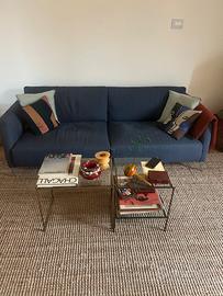 Divano Pianca blu  3 posti