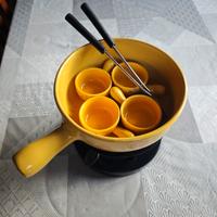 Set per fondue in ceramica