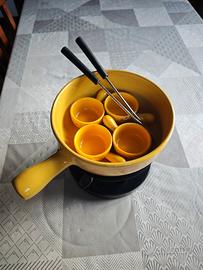 Set per fondue in ceramica