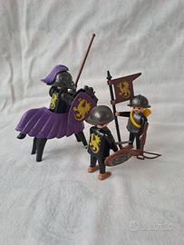 Playmobil 3669 Cavaliere Nero con Scudieri 2