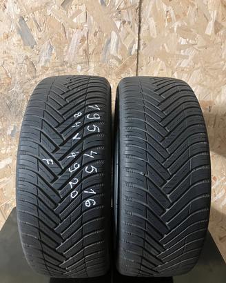 2 GOMME 195 45 16 HANKOOK 4 STAGIONI