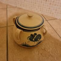 Ciotola in cotto decorato