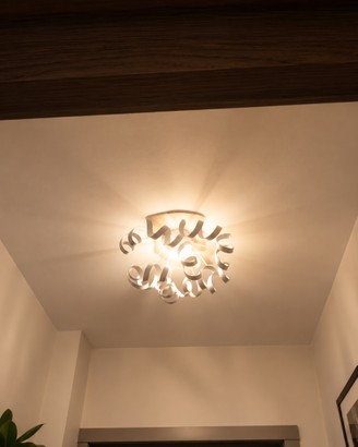 Lampadario bianco moderno