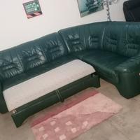 DIVANO LETTO angolare in pelle ! CONSEGNA !