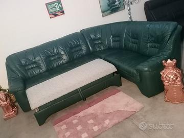 DIVANO LETTO angolare in pelle ! CONSEGNA !
