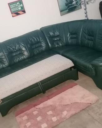 DIVANO LETTO angolare in pelle ! CONSEGNA !