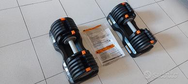 MANUBRI NORDICTRACK 50KG + PANCA DOMYOS 500