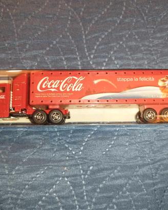 Modellino camion Coca Cola Natale luminoso