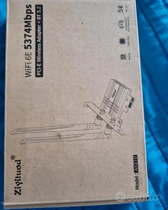 Per pc fisso WiFi 6E Scheda WiFi PCIe