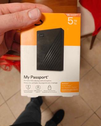 Hdd portatile  5Tb WD