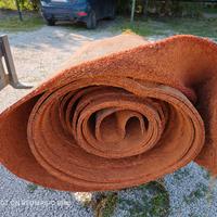 Erba sintetica rossa tennis