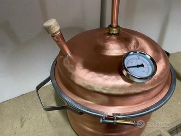 Alambicco distillatore da 3 litri a bagnomaria - Giardino e Fai da te In  vendita a Asti