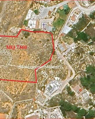 Terreno vista mare Lampedusa Cala Croce mq 7360