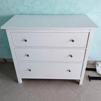 Comò bianco 3 cassetti