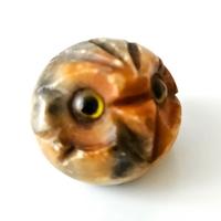 Gufetto in pietra per collezioni altezza 2,5 cm