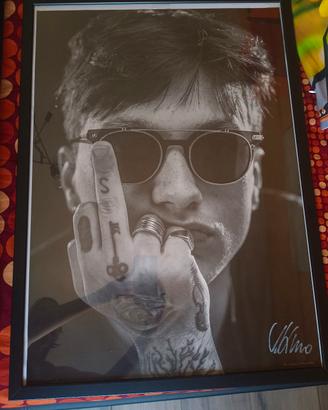 Poster Autografato di Ultimo 