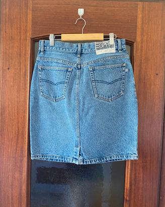 Gonna  denim vintage Esprit Sport  anni 90