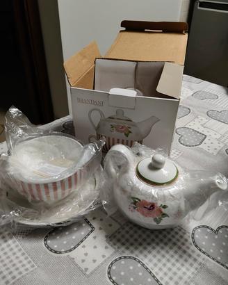 Teiera con tazza Brandani nuovo 