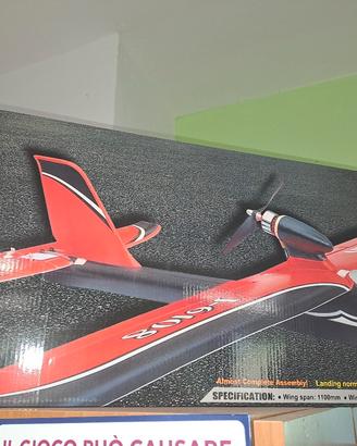 aereo rc huntsman v2 2.4ghz 110cm completo
