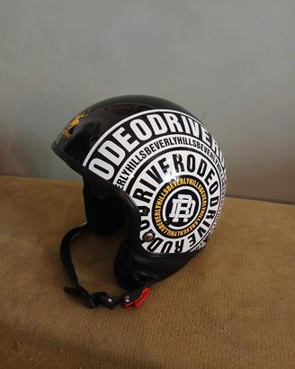 casco con visierino jet rodeo drive 