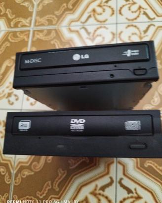 2 DVD recorder masterizzatori da PC fisso.