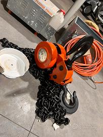 Paranco manuale 10 tonnellate