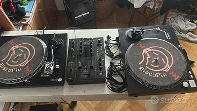 Mixer djm400+ coppia giradischi mk3 reloop