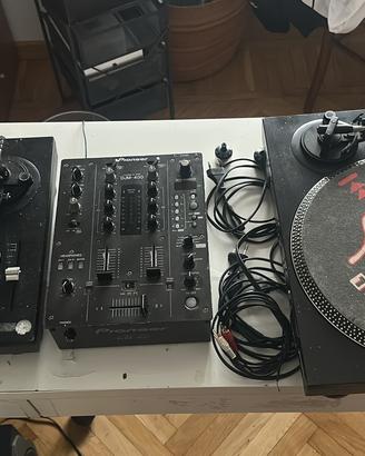 Mixer djm400+ coppia giradischi mk3 reloop