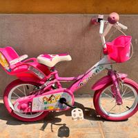 Dino Bikes 14" Bicicletta da ragazza