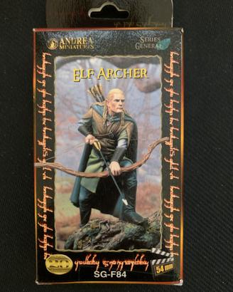 Andrea miniatures elf archer sg-f84 54mm model kit
