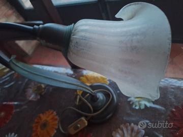 lampada ferro battuto