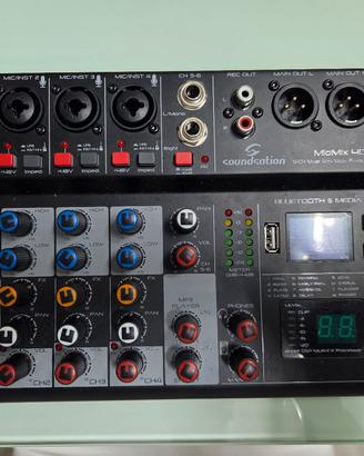 mixer audio 6 canali