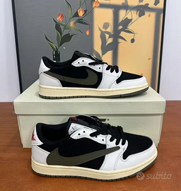 Travis Scott x  Air Jordan 1  Medium Olive EU 40