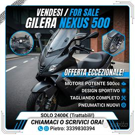 MaxiScooter Gilera Nexus 500