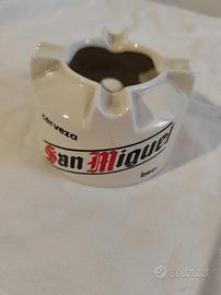 1970. Portacenere in porcellana Birra San Miguel