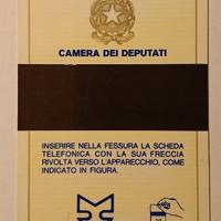 CARTA TELEFONICA CAMERA DEI DEPUTATI