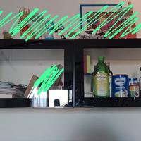 Mobile Ikea bianco con ante Ikea Glassvik